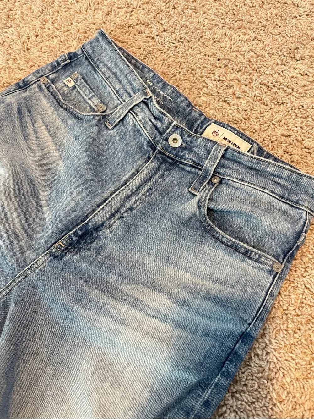 AG denim Straight Leg Jeans Size 27